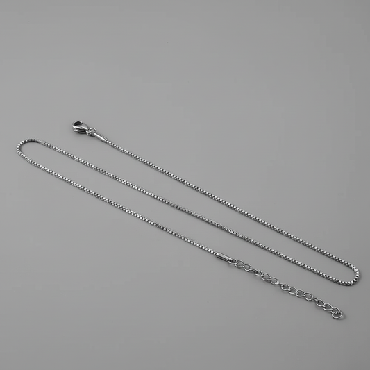 Classic Box Chain Necklace (1.2mm) | Unisex